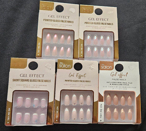 Gel false nails - stick, on
