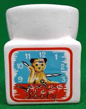 VINTAGE KEELE STREET POTTERY SOOTY EGG CUP.