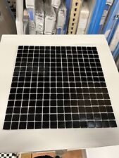 Black Glass Mosaic Tile Sheet