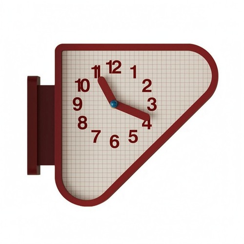 Double sided corner wall clock - sided,