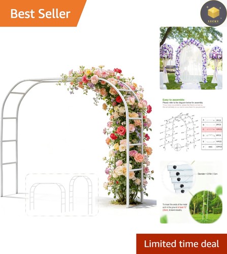 Elegant metal wedding arbor - metal,