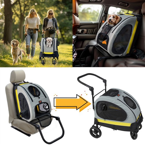 3in1 dog stroller folding - 3in1,
