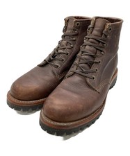 Chippewa Boots 25290 6inch Classic Lace Up Leather Brown Size US 8.5D