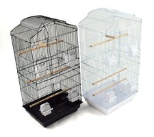 Large Metal Bird Cage Budgie Canary Parakeet Cockatiel Finch Lovebird Tall Cages