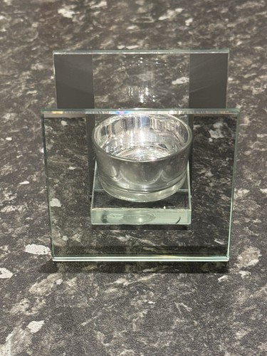 Mirrored glass tea - mirrored, light