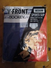 Vintage Jockey Y Front Navy