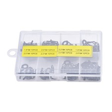 80Pcs Stainless Steel Fishing