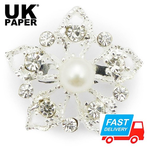 New silver crystal diamante - new,