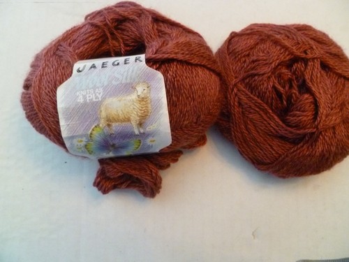Jaeger wool silk yarn skein - wool,