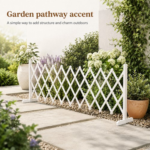 200cm expanding wooden fence - 200cm,