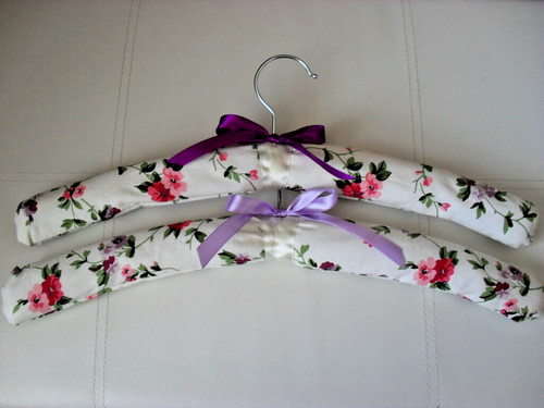 Coat hangers padded hand sewn - coat,