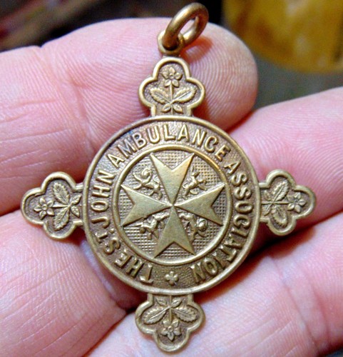 John ambulance medal - john,