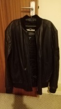 BLACK LEATHER JACKET MENS Size
