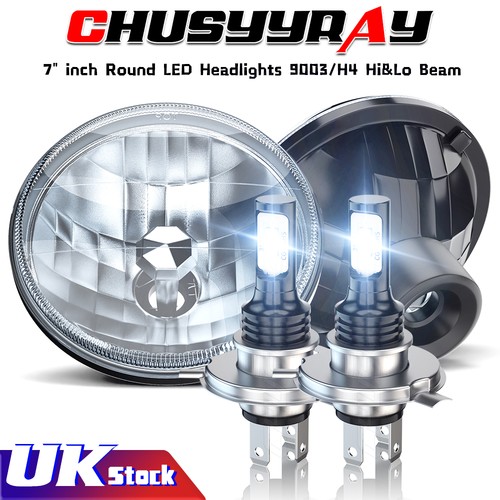 Pair 7inch round led - 7inch,