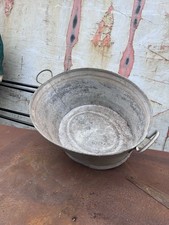 Vintage French Galvanised