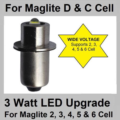 Maglite led conversion upgrade - maglite,
