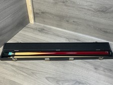 Vintage Riley England Paul Hunter 2-Piece Snooker Cue 57.5" & BCE Hard Case