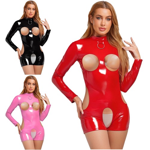 Womens wetlook pvc - wetlook, leather