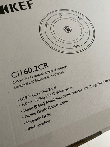 Kef ci160 2cr ceiling speaker - kef,