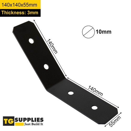Heavy duty black 135 - duty, degrees