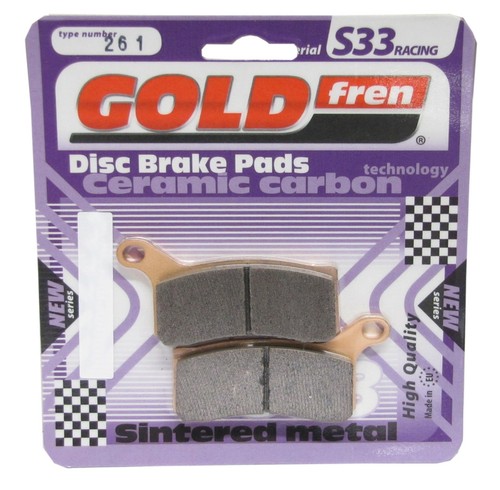 Goldfren s33 brake pads front - goldfren,