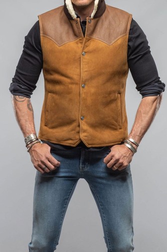 Shearling gilet for - for, real