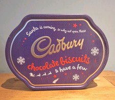 Cadbury's Festive Biscuit Tin