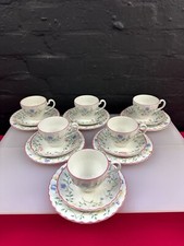 6 x Johnson Brothers Summer Chintz Tea Trios Cups Saucers and Side Plates 2 Sets
