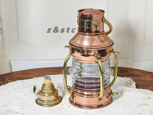 Handmade copper ship - handmade,