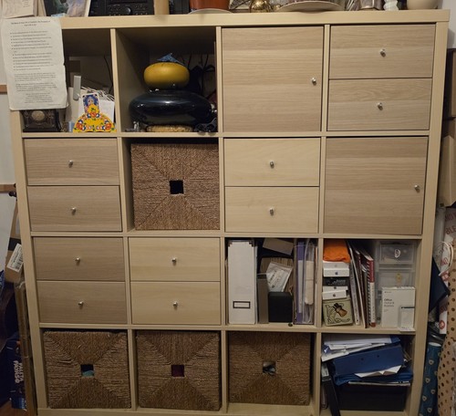 Ikea kallax shelving with - ikea,