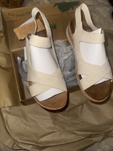 Cushioned sandals pavers beige - cushioned,