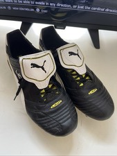 Puma King Liga Finale SG - Rare leather football boots, Size 11UK, Size 12US,