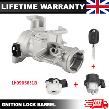 OEM GENUINE VW GOLF 2004-2013 IGNITION STARTER SWITCH STEERING LOCK BARREL & KEY