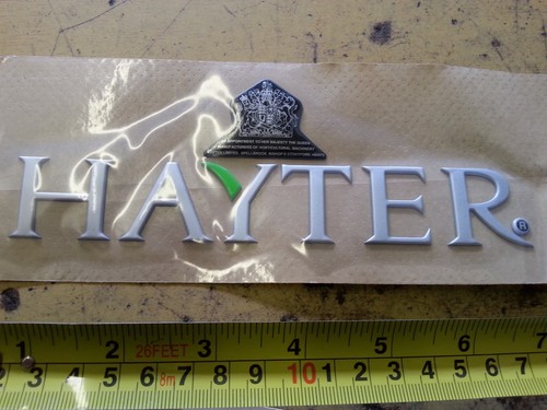 Genuine hayter harrier - hayter, logo