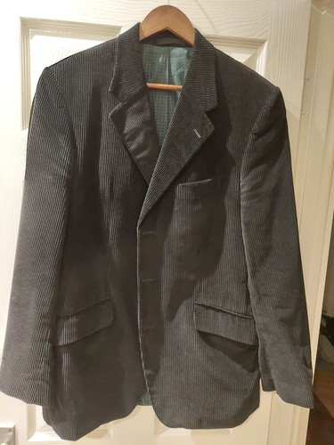 Black corduroy jacket - black,