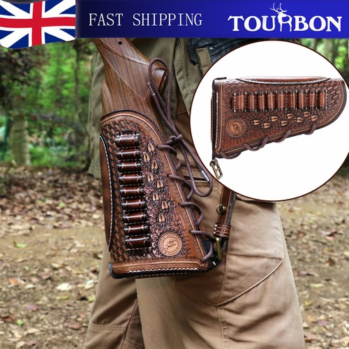 Tourbon leather rifle - rifle, cheek