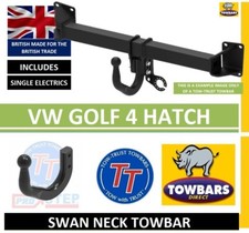 Swan Neck Towbar for Volkswagen Golf Hatch 1998 to 2004 MK4 TVW616SN