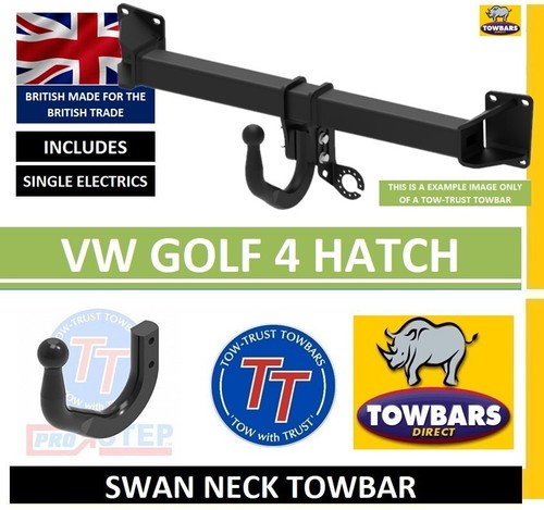 Swan neck towbar for - swan,