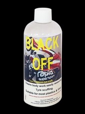 Black Off Rubber tyre mark remover Wharehouse Showroom Tony Kart Birel Rotax