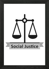 Social Justice Scales Framed