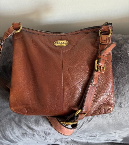 Genuine fossil dark - tan, brown