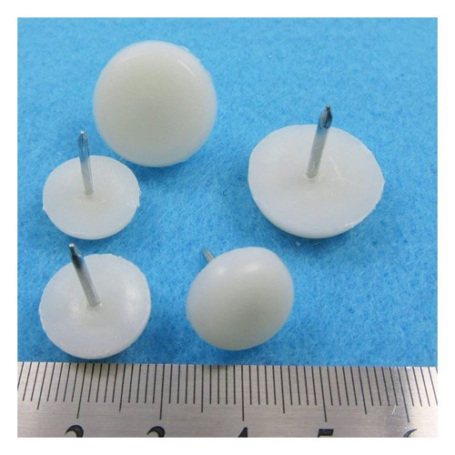 White nylon nail furniture - white,