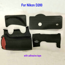 For Nikon D200 Camera Shell Bottom Side Thumb Hand Grip Rubber Cover Repair Part
