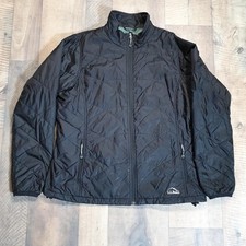 Vintage L.L. Bean Shell Windbreaker Jacket Mens XL Black Primaloft