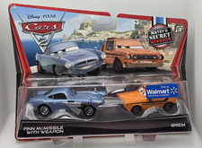 DISNEY PIXAR CARS 2 - FINN McMISSILE with WEAPON & GREM - WALMART EXCLUSIVE NEW