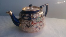with Label, 1930's, Price Brothers, Imari, Coloured, National Teapots, Teapot.
