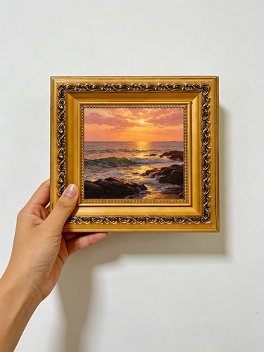 Ocean sunset rocky coast - ocean,