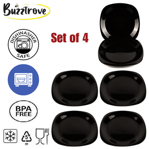 Plastic plates set - plastic, 4pcs