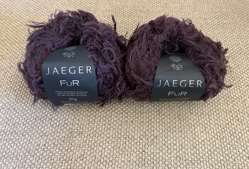 Jaeger fur wool mohair chunky - fur,