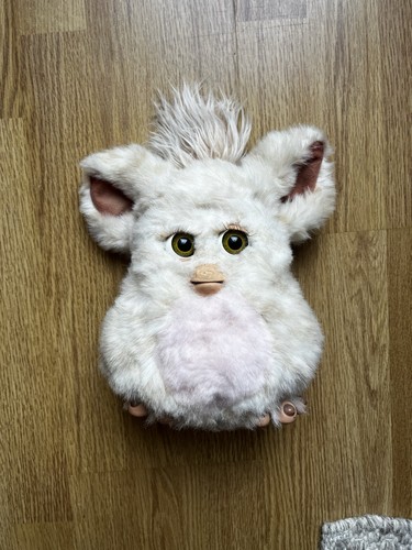 2005 hasbro furby white pink - furby,